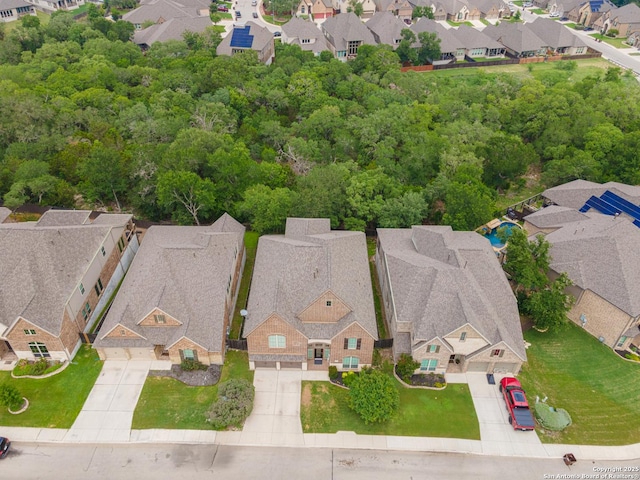 birds eye view of property featuring a residential view
