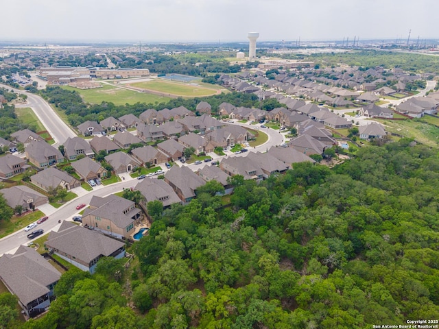 drone / aerial view featuring a residential view