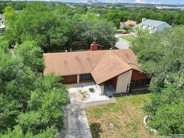 drone / aerial view