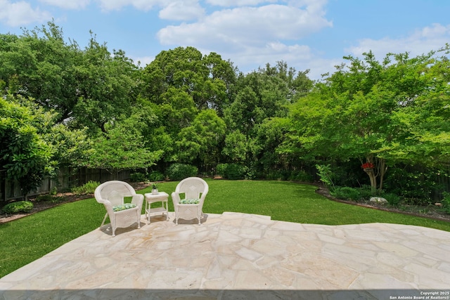 300 Knoll Spgs, Boerne, TX 78006 - view of patio with fence