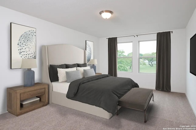 bedroom featuring carpet floors
