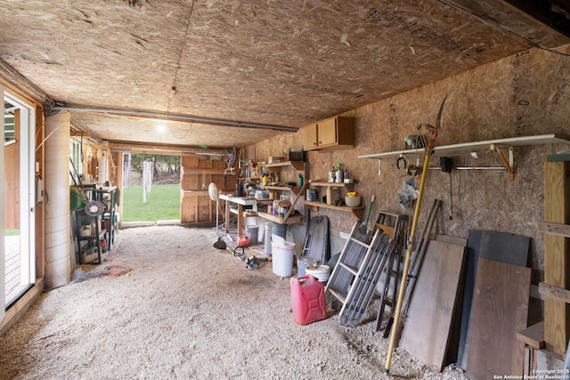 view of storage