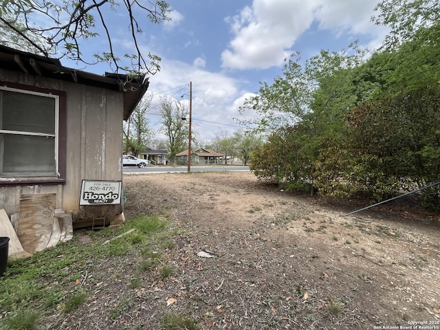 view of yard