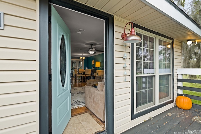 6377 County Road 659, Brazoria, TX 77422 - doorway to property with covered porch