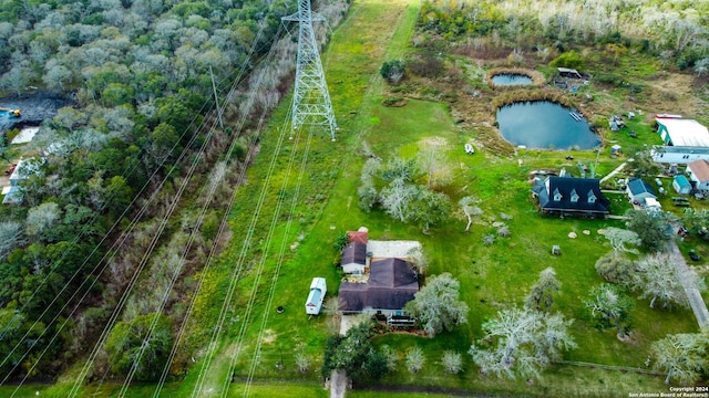 6377 County Road 659, Brazoria, TX 77422 - drone / aerial view