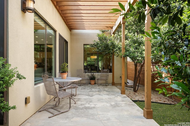 440 E Olmos, San Antonio, TX 78212 - view of patio / terrace featuring a pergola