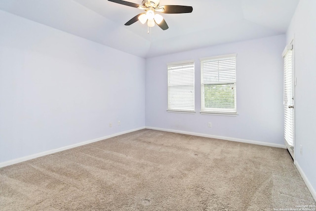 407 Wind Gust, New Braunfels, TX 78130 - unfurnished room featuring carpet floors, a ceiling fan, and baseboards
