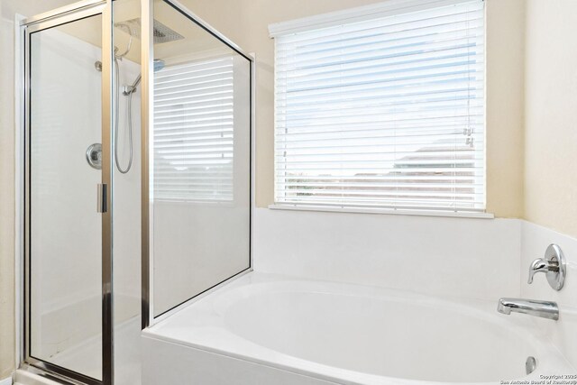 407 Wind Gust, New Braunfels, TX 78130 - full bath with a shower stall and a bath