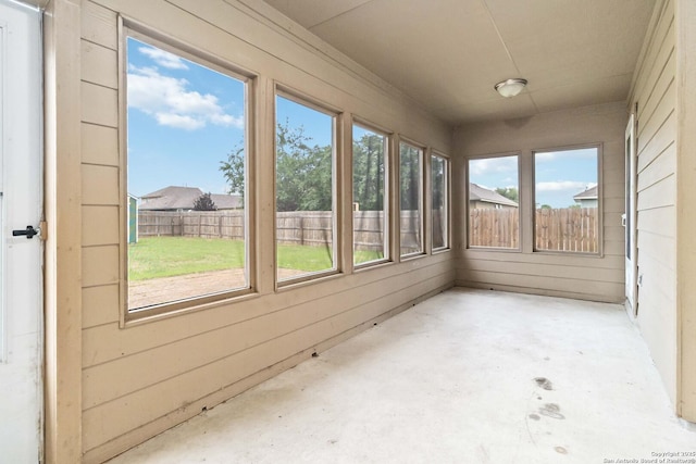 407 Wind Gust, New Braunfels, TX 78130 - unfurnished sunroom with unfinished concrete flooring