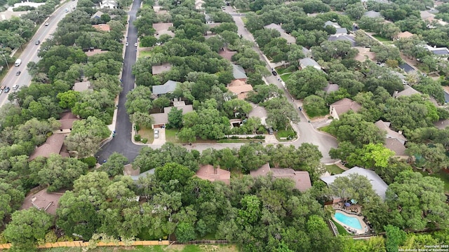 drone / aerial view featuring a residential view