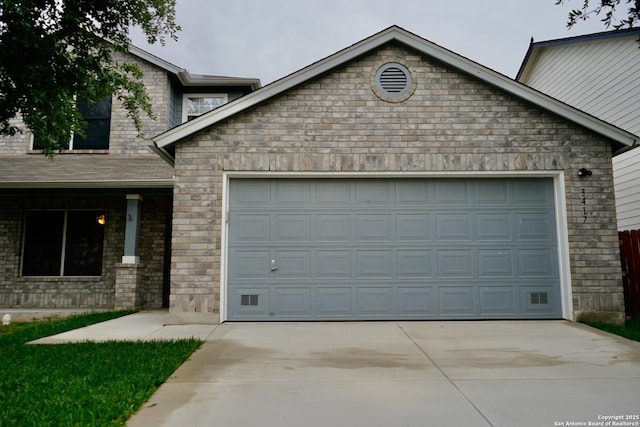 exterior space featuring concrete driveway