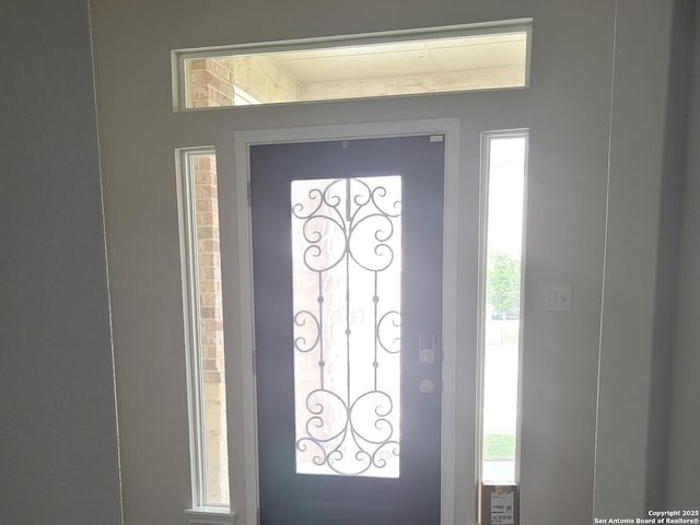view of foyer
