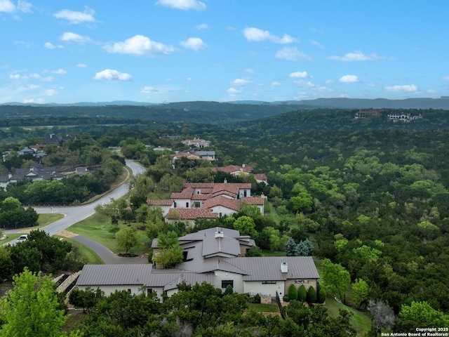 4701 Peralta Ln, Austin, TX 78735 - birds eye view of property featuring a mountain view