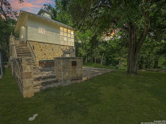 1262 Sleepy Holw, New Braunfels, TX 78130 - exterior space with stairs