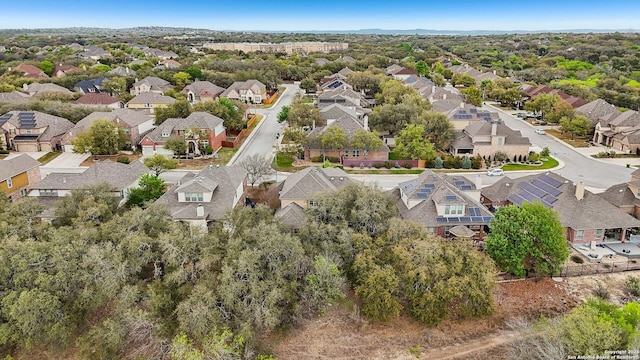 aerial view featuring a residential view