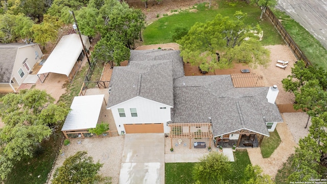 1420 Persimmon Pass, Fischer, TX 78623 - aerial view
