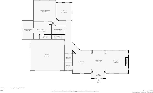 1420 Persimmon Pass, Fischer, TX 78623 - view of layout