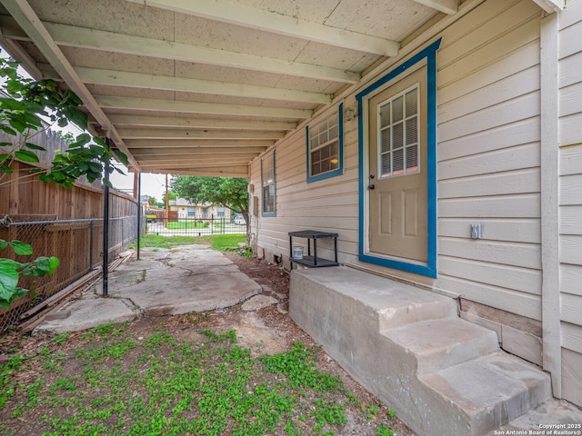 1136 Kentucky Ave, San Antonio, TX 78201 - view of patio / terrace with fence