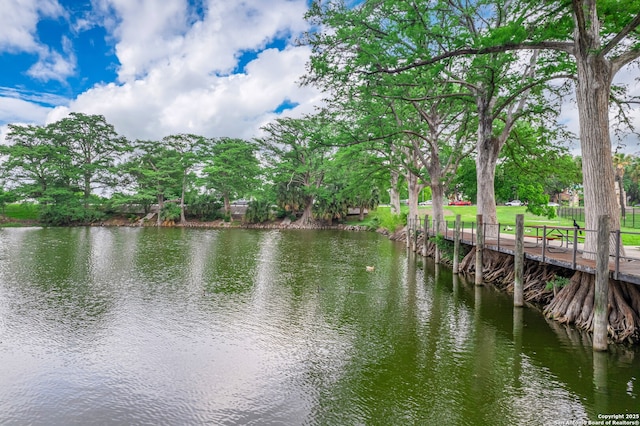 1136 Kentucky Ave, San Antonio, TX 78201 - view of dock featuring a water view