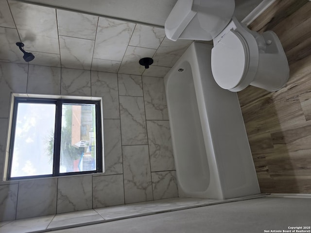 bathroom featuring walk in shower