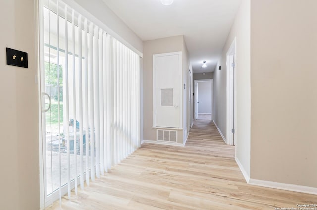 2902 Big Horn, San Antonio, TX 78228 - hallway featuring wood finished floors and baseboards