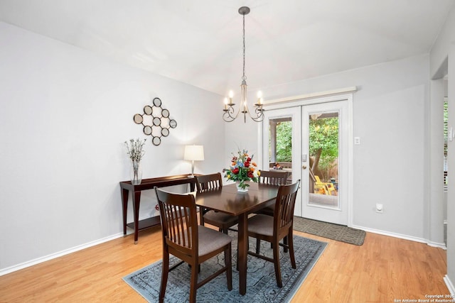9503 Kirk Pond, San Antonio, TX 78240 - dining room with light wood-type flooring, a chandelier, and plenty of natural light