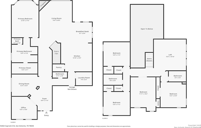 12422 Caprock Crk, San Antonio, TX 78254 - plan