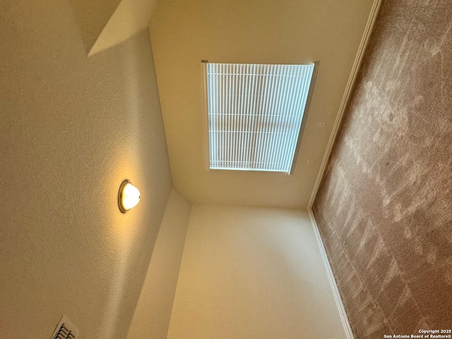 spare room with visible vents