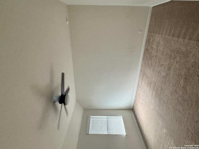 spare room featuring visible vents