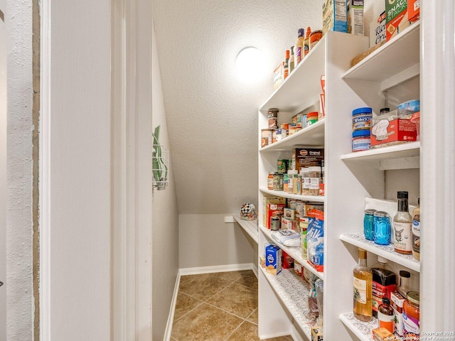 view of storage area