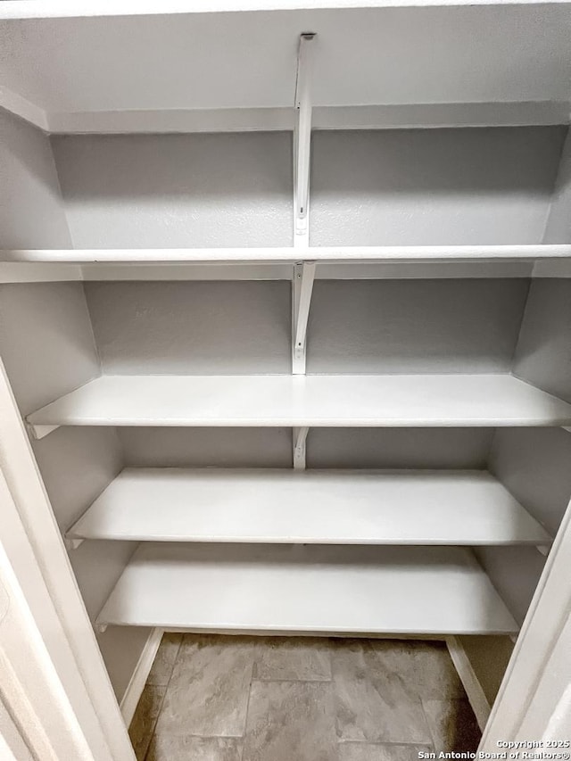 view of storage area