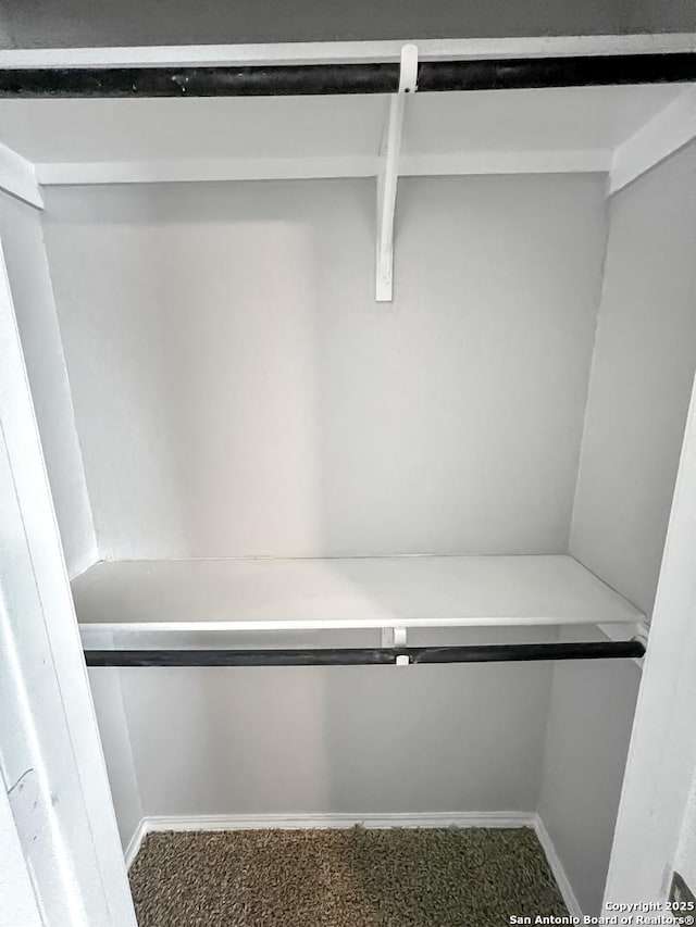 view of closet