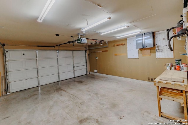 26923 Trinity Hts, San Antonio, TX 78261 - garage featuring a garage door opener