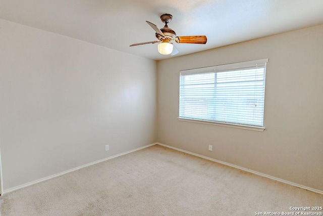 26923 Trinity Hts, San Antonio, TX 78261 - carpeted empty room with a ceiling fan and baseboards