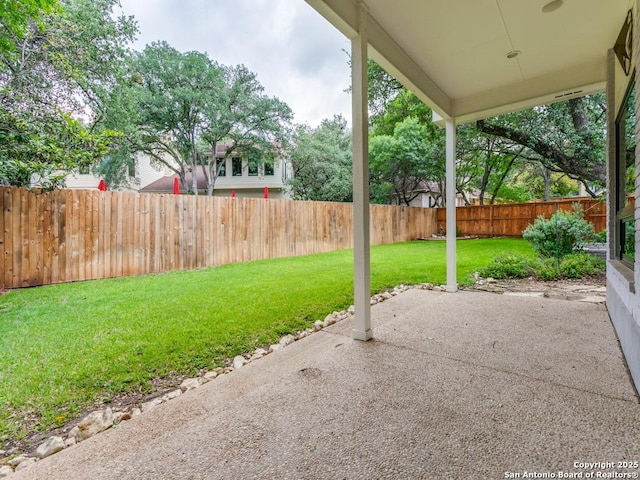 13907 Bluffmont, San Antonio, TX 78216 - view of patio / terrace with a fenced backyard