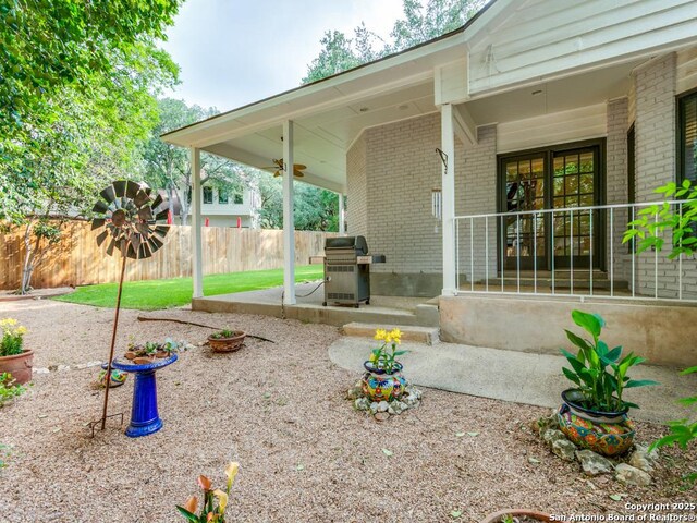 13907 Bluffmont, San Antonio, TX 78216 - exterior space featuring fence and a patio area
