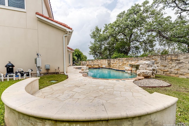 2623 Galit Cv, San Antonio, TX 78230 - view of pool with a patio and a fenced in pool