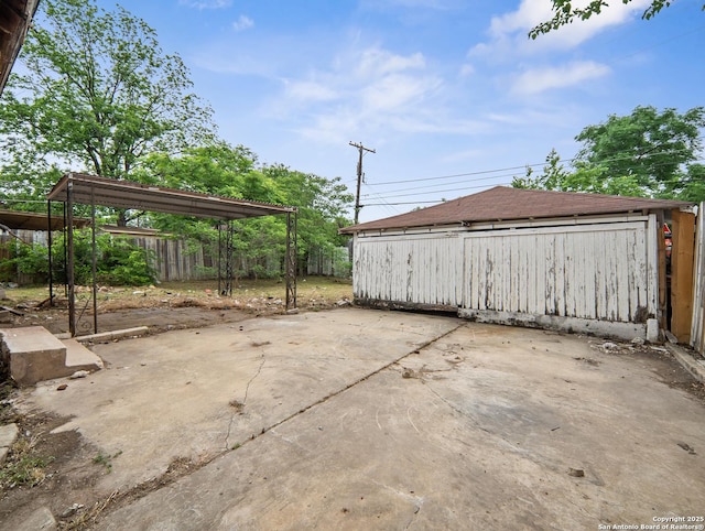 view of patio / terrace featuring a fenced backyard