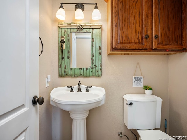 bathroom with toilet