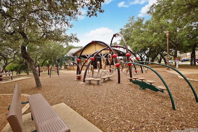 view of communal playground