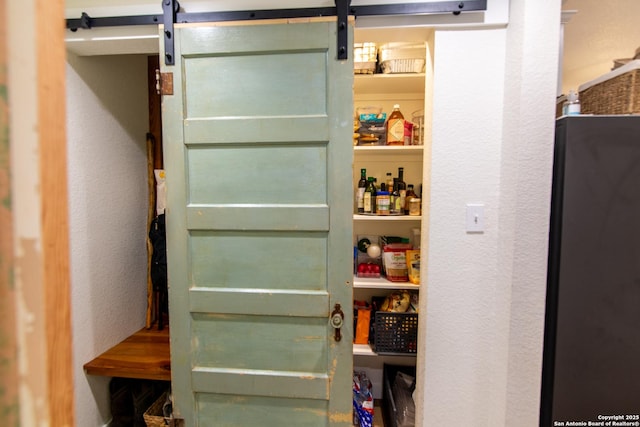 view of pantry