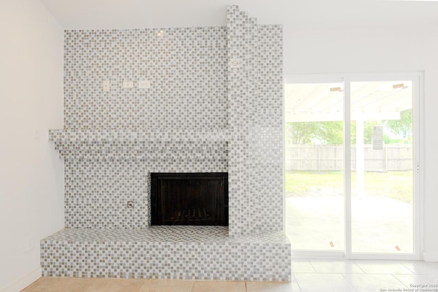 4742 Misty Run, San Antonio, TX 78217 - interior details featuring a tiled fireplace