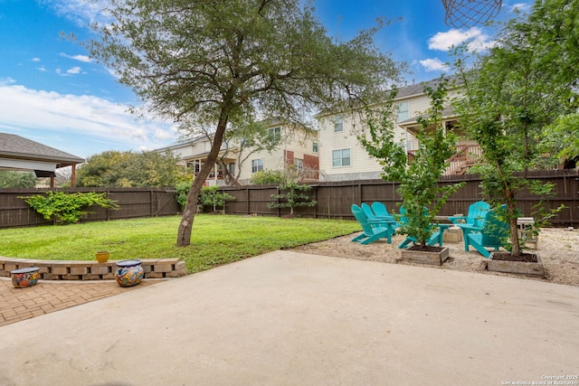 view of patio / terrace featuring a fenced backyard