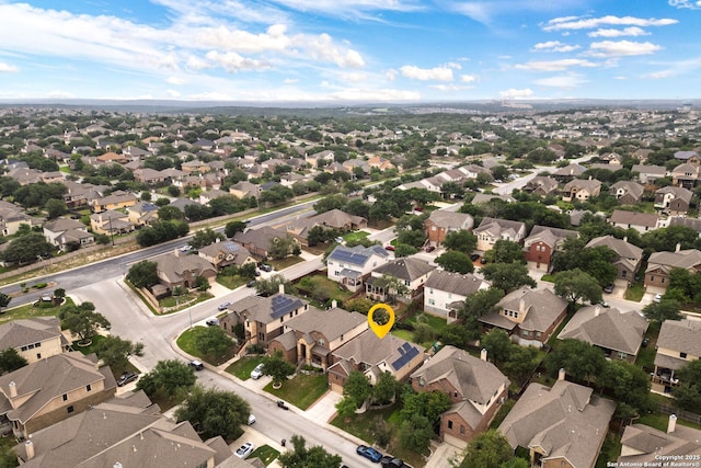 birds eye view of property featuring a residential view