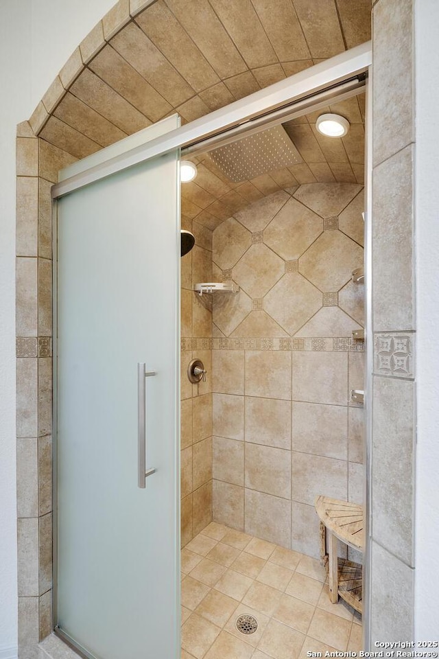 full bath with a stall shower