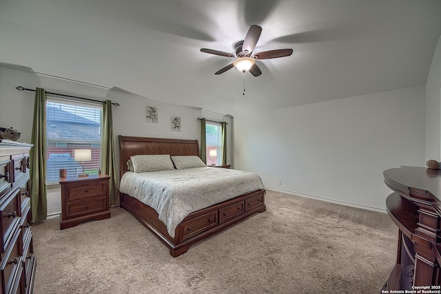 13408 Drop Seed, San Antonio, TX 78254 - bedroom featuring light colored carpet and a ceiling fan