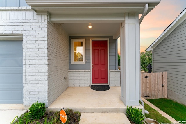 15011 Wychwood, San Antonio, TX 78233 - property entrance featuring brick siding and a garage