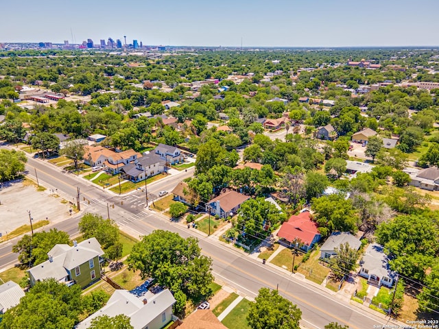 bird's eye view featuring a residential view