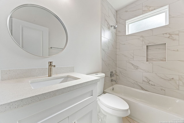 25 Main, Hempstead, TX 77445 - bathroom with vanity, shower / bathing tub combination, and toilet