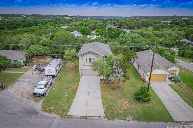 120 Lakeview Ct, Spring Branch, TX 78070 - birds eye view of property with a view of trees